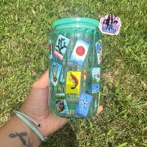 Mexican Loteria Game, loteria double sided tumbler Wrap, Mexican Bingo cards